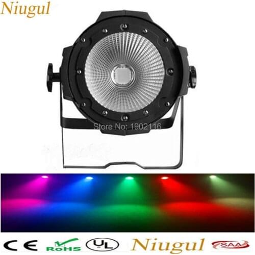 Niugul Professional Stage Lighting/100W COB LED Par Can/RGBW Color DMX 100W COB LED Par /LED DMX Stage Light /DJ Disco Lighting