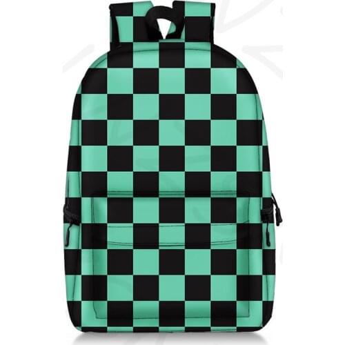Demon Slayer Kimetsu No Yaiba Anime Print Backpack Kamado Tanjirou Nezuko Cosplay Costumes Agatsuma Zenitsu Knapsack School Bag