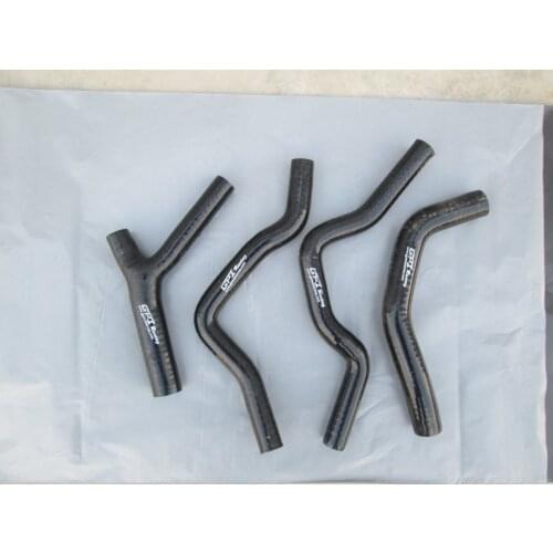 Silicone radiator coolant hose BLACK forHonda CR500 CR500R 1985-1988 1986 1987 1988
