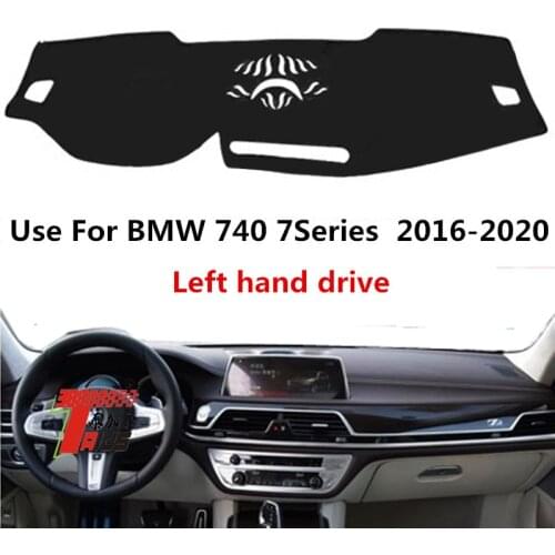 TAIJS Factory Casual Simple Polyester Fibre Car Dashboard Cover For BMW 740 7Series 2016 2017 2018 2019 2020 Left hand drive