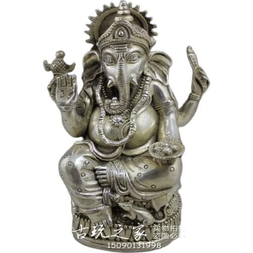 China old bronze fengshui decoration Na Fu Geneisha