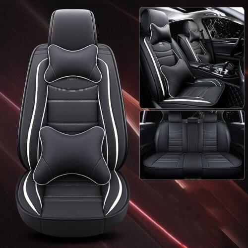 Universal car seat cover leather for mercedes benz w124 w123 w211 w214 w204 w245 gle glc glk cls a b c e class car accessories