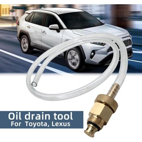 Vehemo 15620-36020 Filter Drain Tool Drain Tool Supplies Automotive Tools for Long Hose Oil Oil Filter New Filters Motivx Tools