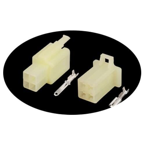 10Sets Complete Male+Female 4P 2.8mm Pitch Automotive Electric Motorcycle Scooter Connector Car Plug