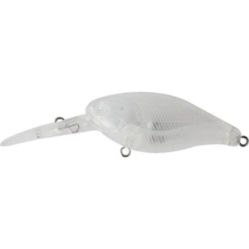 10pcs/set Unpainted Fishing Lure Body 8.8cm 7.12g Abs Transparent Blank Lures Outdoor Sports ABS Fishing Blank Bait Accessories