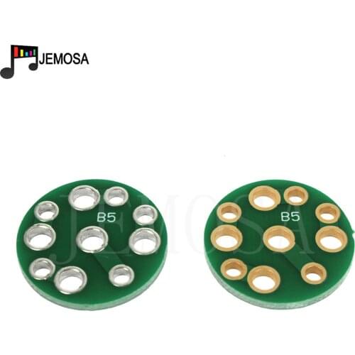 10PCS Converted Board PCB Board Adapter Circuit Board For CMC EIZZ 5 Pins Tube Socket Amplifier DIY HIFI Audio Vintage Tube