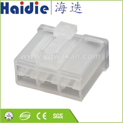 Free shipping 5sets 6pin plastic housing plug auto wiring harness cable unsealed connector HD069-6.3-21