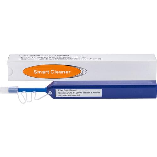 One Click Cleaning Pen Fiber Cleaner 1.25mm LC 2.5mm SC for fibre optic connector SC FC ST Universal Connector ftth tools