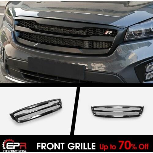 For 2014-2017 Kia Sorento UM RR Style FRP Fiberglass Unpainted Front grill Bumper grille Exterior accessories kits