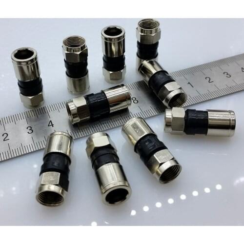 F Type Male connector for 75-5 TV PAL IEC DVB-T extrusion type F Type connector