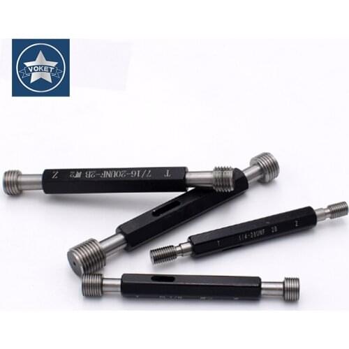 VOKET Steel Mer-cury Gage Metric Fine Thread Plug Gauge High Quality wholesale M2 M2.5 M3 M4 M5 M6 M7 M8 M9 M10 M11 M12 M14 M16