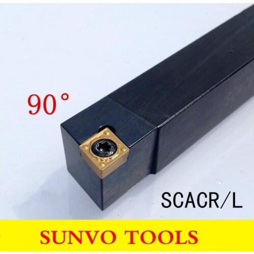CNC Machine tools SCACL0808F06 SCACR0808F06 CNC Turning Tools External Turning Tool Holder SCACR / SCACL Use CCMT060208 Insert