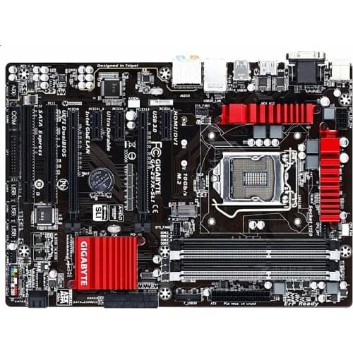 For Gigabyte GA-Z97X-SLI Original Used Desktop Motherboard Z97X-SLI Z97 LGA 1150 i3 i5 i7 DDR3 32G ATX