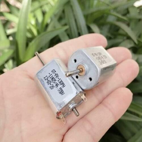 Micro Double-headed Shaft 130 Electric Motor DC 3V-12V 6V 3200RPM Small FK-130PH-11405 Carbon Brush DC Motor DIY Toy Model
