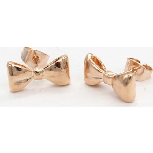 ISINYEE Fashion Small Bowknot Snowflake Star Stud Earrings For Women Girls Crytal Minimalist Jewelry Brincos Mothers Day Gifts