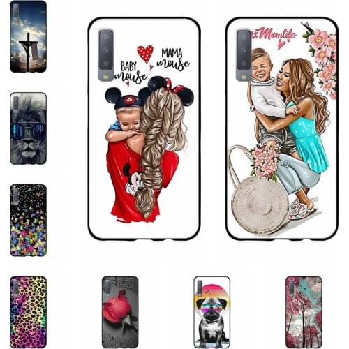 Soft TPU Case For Samsung Galaxy A7 2018 A750 Case Silicone Funda Coque Back Cover For Samsung A7 2018 Phone Case Capa Shell