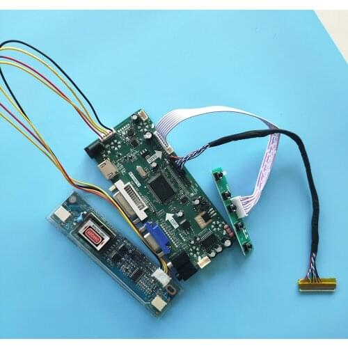 Kit for MT220WW01 V.6 Screen panel 2 lamps 30pin HDMI+DVI+VGA LCD Audio DIY Monitor Display 1680x1050 Controller Board driver