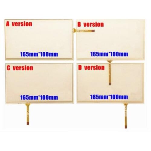 New 165mm*100mm Touchscreen 7" for Car, Car Navigation DVD AT070TN92 Touch Screen Digitizer Panel Universal