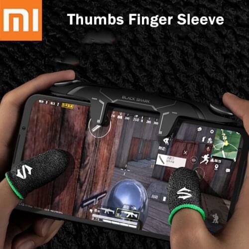 Original Xiaomi Black Shark Game Controller Sweat-proof Gloves Touch Screen Thumbs Finger Sleeve for Phone Gaming,PUBG Gloves