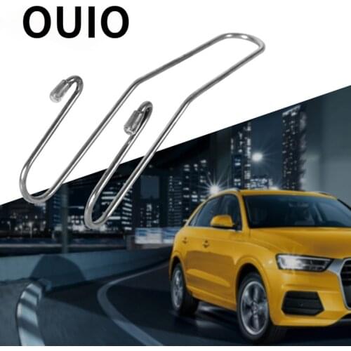 OUIO Car multi-functional stainless steel car seat hook for Ford Focus 2 3 VW Passat B6 B5 B7 T4 Skoda Rapid Fabia Octavia A5