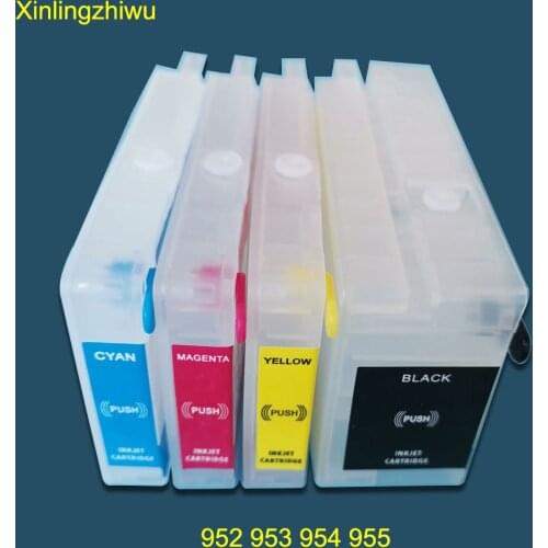 HP 952 952xl refillable cartridge with VA permanent chip for hp officejet pro 7740 8210 8216 8710 8715 8720 8725 8730 8740