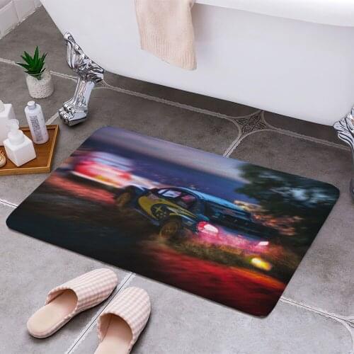 Solberg Subaru WRC diecast Carpet Areas Rug Non-slip Floor Mat Rug 3D Printing Living Room Bedroom Door Mat Home Decoration