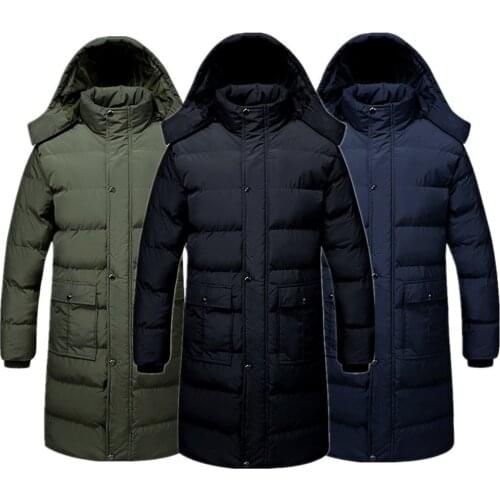 TIKALIA Men's Long Parkas