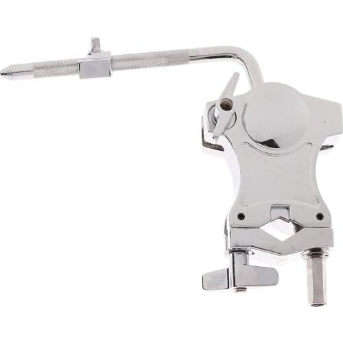 DIY Zinc Alloy Single Tom Drum Clip Holder Silver Tom Tom Drum Arm Mount Stand Support TH-04