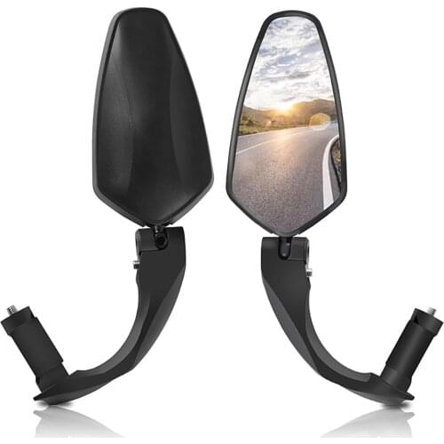 Bicycle Mirror MTB Mountain Bike Rearview Mirror Acrylic Lens Bicycle Handlebar Convex Rear View Mirror 360 Degree Rotation
