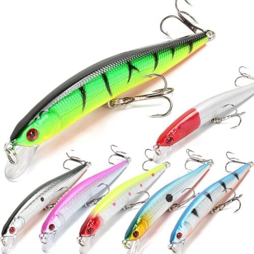 1pc Minnow Wobblers Fishing Lure Artificial Minow 10cm 8.3g Hard Fishing Hook Tackle Jerkbait Trolling Fishing Accessories