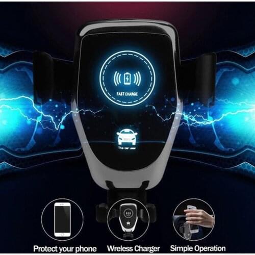 10W Stand Vent Wish Car | Clamping Qi Automatic Mount Air Charger Wireless Holder Fast