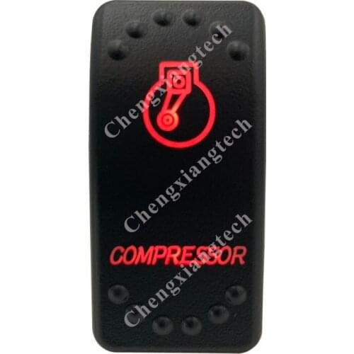 12V 20A / 24V 10A Dual Red Led 5P On Off SPST Rocker Switch Compressor Waterproof for Car Boat Truck Circuit Breaker