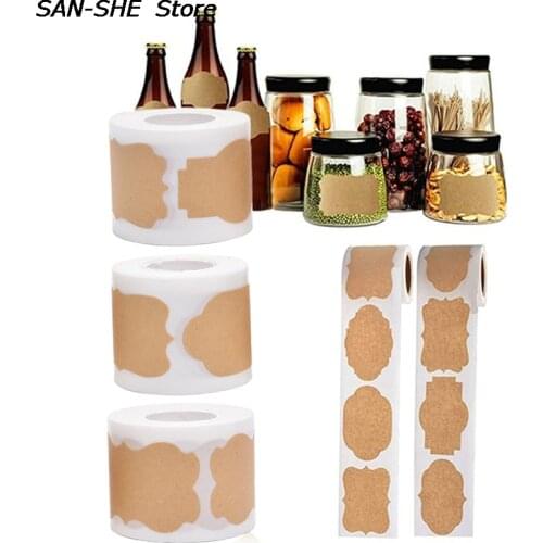 150 PCs/Roll Waterproof Self-adhesive Stickers Kitchen Spice Label Home Jam Jar Bottle Tags Whiteboard Blackboard Labels Sticker
