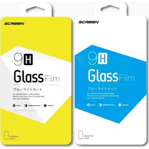 200pcs Colorful retail box for Tempered Glass Screen protector Package for iphone 6/7/8/8 plus samsung S8 s10 package