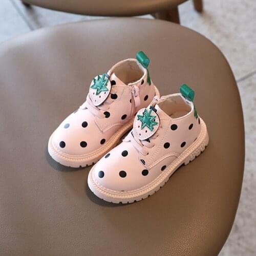 2021 Infant Baby Fashion Boots for Boys Girls Martin Boots 1-6 Years Toddler Kids Soft Sole Leather Shoes Baby Casual Sneakers