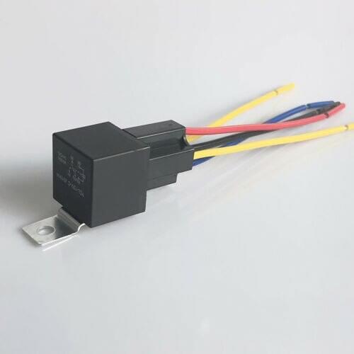 Automotive Relay 5Pin 40A Car Copper Terminal Auto with Socket Accessory Wid