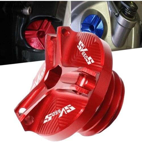 Engine Oil CUP For Suzuki SV 650S SV650S 2003-2012 2011 Motorcycles Accessories Aluminum Oil Filler Cap Oil Plug Cover Screws