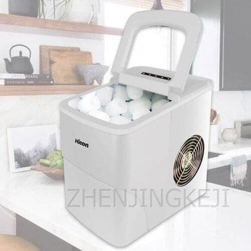 Home Ice Maker 15KG/24H Business Machine 220V Fully Automatic Small Dorm Round Ice Cube Production Machine Frozen Appliances
