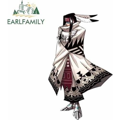 EARLFAMILY 13cm x 7.9cm for Shaman King Ghidorah Personality Decal Trunk Occlusion Scratch Car Stickers Windshield RV Graphics