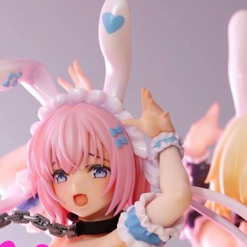 1/6 Scale Resin Figure Kit Unpainted Rabbit Girl Self-Assembled Model Kit Colorless Anime Figure No.35