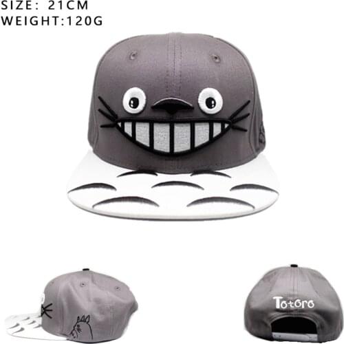 MY NEIGHBOUR TOTORO Casual Snapback Baseball Hats Hip Hop Cap Adult Canvas Unisex Trucker Sun Hat Adjustable Cosplay Golf Caps