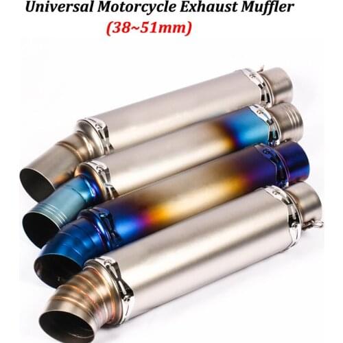 38~51mm Universal Motorcycle Exhaust Muffler Modified With Original Brand Laser Moto Tail Pipe For PCX125 PCX150 CBR125 CBR150