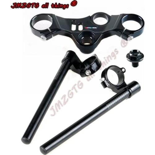 Motorcycle Racing CNC Clip On Handle Bars For YAMAHA R3 2019 2020 Clip On Handle Bars