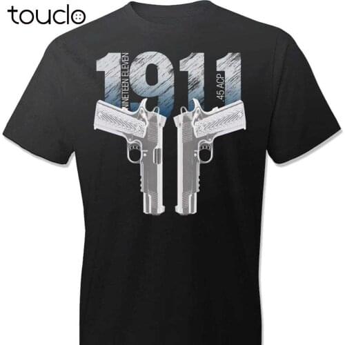 1911 Colt Handgun Pro Gun 2Nd Amendment 100% Cotton Men T-Shirt T Shirt Fashion Brand Design T-Shirts Casual Tees