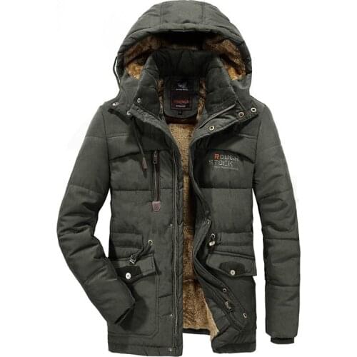 Mens Winter Jacket Thicken Warm Parka Windbreaker Coat Military Outwear New Male High Quality Hooded Overcoat Plus Size 7XL 8XL