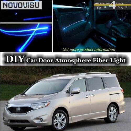 NOVOVISU For Nissan Quest Elgrand For Mercury Villager interior Ambient Light Tuning Atmosphere Fiber Optic Band Lights