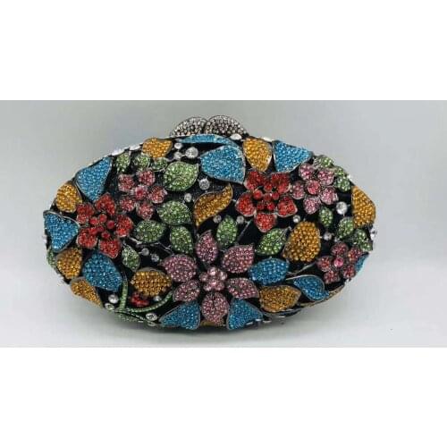 New Fashion Ladies Clutches Bags Women Luxury Diamond Evening Rhinestone Wedding Dress Bridal Diamond Chains Shoulder Handbags