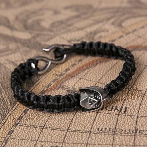 New Fashionable Rope String Knitted Bracelet Mens Bracelet Tide Mens European and American Style Jewelry