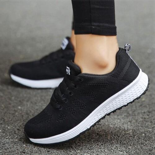 Casuals Women Running Shoes 2021 Minimalist Sneakers Sports Women Size 50 Woman Black Sneakers Black Sport Shoes Woman Tennis