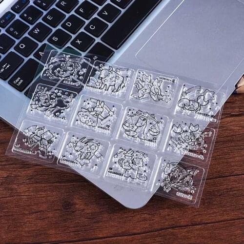 Clear Silicone Stamps Constellation for DIY Scrapbooking/Card Making/Kids Fun Decoration Supplies